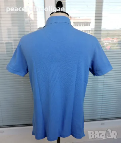 Barbour Mens Blue Cacual Polo Shirt - страхотна маркова тениска с яка размер M , снимка 11 - Тениски - 49345075