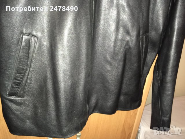 Кожено яке, снимка 3 - Якета - 30799710