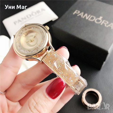 Луксозен дамски стилен ръчен часовник Pandora Пандора с камъни Swarovski, снимка 7 - Дамски - 37074277