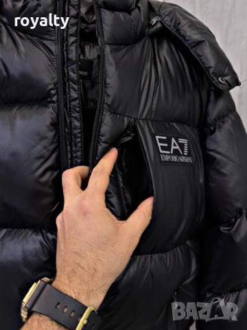 Burberry Черно Зимно Мъжко Яке Клас Оригинал, снимка 4 - Якета - 52865248