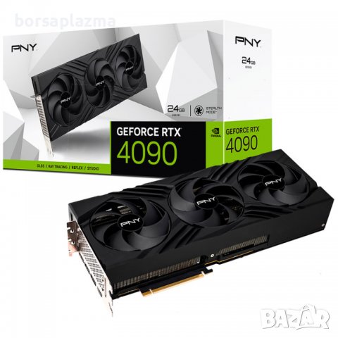PNY GeForce RTX 4090 XLR8 Gaming VERTO Triple Fan, 24576 MB GDDR6X, снимка 1 - Видеокарти - 40029982