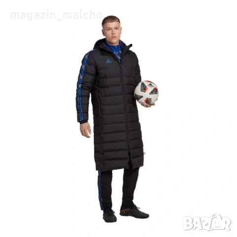Мъжка Спортна Шуба - ADIDAS Tiro Long Down Hooded Parka Jacket; размери: XS и S, снимка 3 - Якета - 53213245