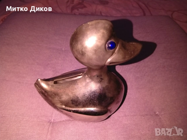 Метална касичка лебед Н-140мм и 115х73мм, снимка 4 - Други стоки за дома - 53322536