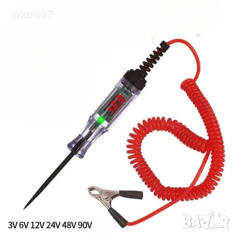 лед дигитален уред-тестер за акумулатор-уред за генератор за автомобил-ван-джип-бус-кола-мини ван, снимка 10 - Аксесоари и консумативи - 53306915