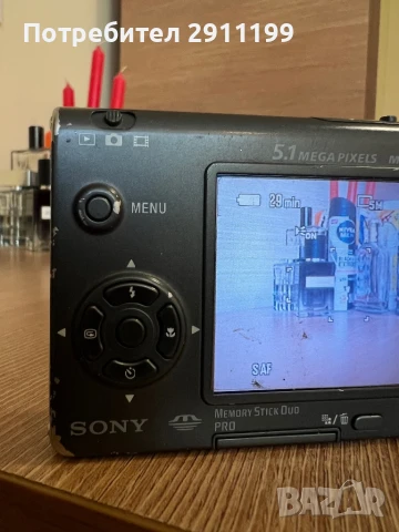 Фотоапарат Sony 5,1Mp, снимка 5 - Фотоапарати - 51080131