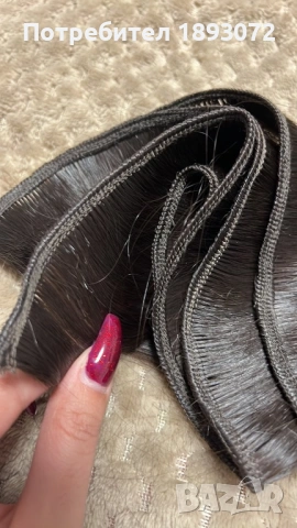 Естествена славянска коса 80см треса, снимка 3 - Аксесоари за коса - 38907704