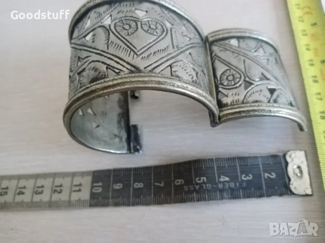 Възрожденска гривна, етно накит, примитив, голяма, Rr

, снимка 10 - Антикварни и старинни предмети - 48003919