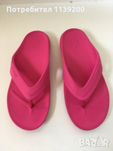 CROCS Iconic Comfort номер 35 розови джапанки чехли, снимка 4 - Джапанки - 29856094