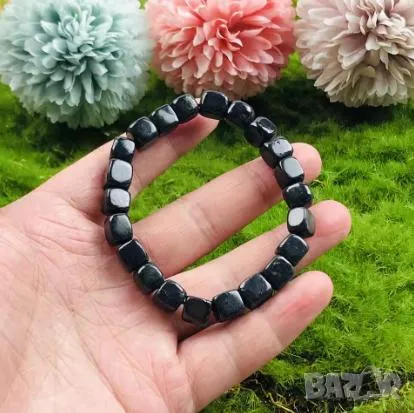 RF 5G Кули Антени EMF EMP Електромагнитна Защита Гривна от Шунгит Анти-Статичен Разряд Електричество, снимка 2 - Гривни - 49915226