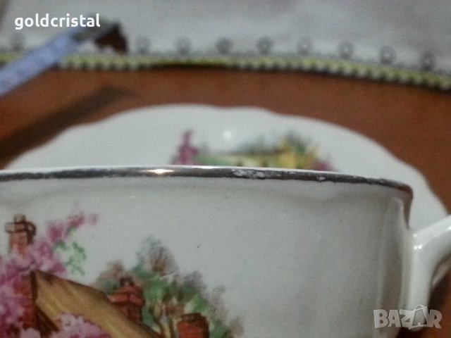 Английски порцелан сет за чай, снимка 7 - Антикварни и старинни предмети - 42868042