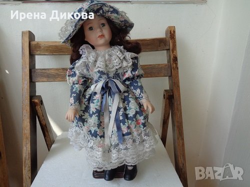 Продавам порцеланова колекционерска кукла -ELIZABETH-А, снимка 4 - Антикварни и старинни предмети - 37866876