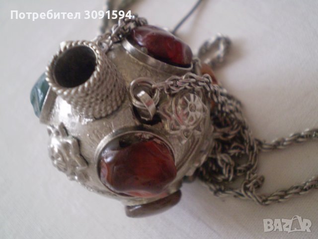 колекционерско шишенце за парфюм инкрустирано , снимка 13 - Антикварни и старинни предмети - 37124108