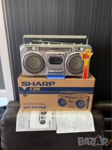 SHARP GF-7474Z VINTAGE RETRO BOOMBOX радио  касетофон