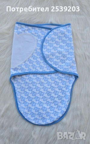 Антистрес пелена за бебе от 0 до 3 месеца, снимка 11 - Спално бельо и завивки - 51363306