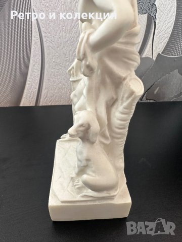 Статуетка алабастър фигура високо  качество Диоген Синопски Гръцки философ фигура скулптора картина, снимка 5 - Антикварни и старинни предмети - 42775155