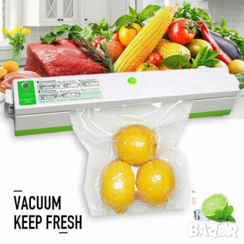 Хит продукт! Уред за вакуумиране и запечатване на храна Fresh Pack Pro + 10 плика, снимка 5 - Други - 36860014