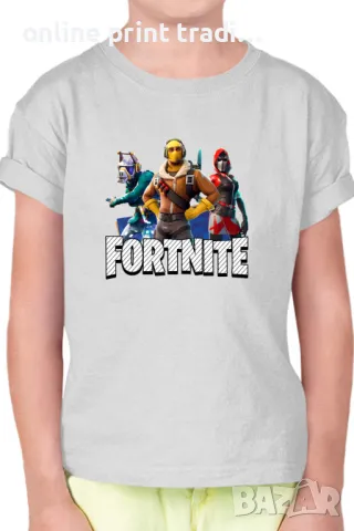 Детска тениска Фортнайт Fortnite Trio, снимка 4 - Детски тениски и потници - 48524501