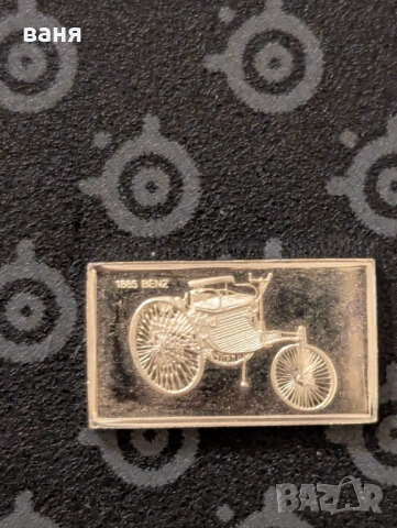 Сребърни кюлчета с най-известните коли от Франклин Минт, снимка 4 - Нумизматика и бонистика - 54067848