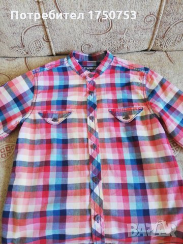 Спортно елегантна риза каре LCW, снимка 2 - Детски ризи - 31282458