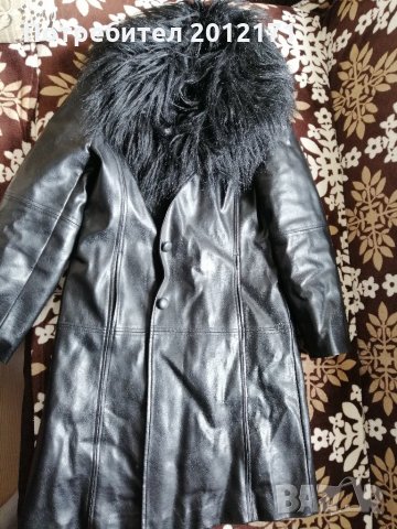 Зимно кожено яке, снимка 1 - Якета - 30622267