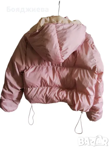 Розово късо яке , снимка 2 - Якета - 48331647