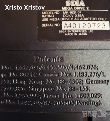 SEGA MEGA DRIVE 2 Original , снимка 2 - Други игри и конзоли - 53063457