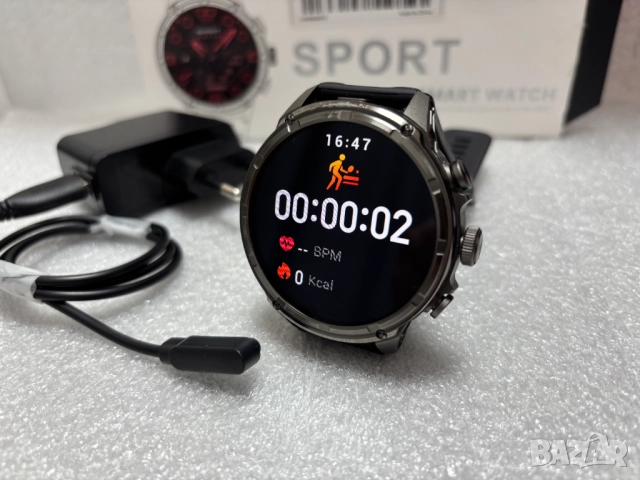 Смарт Часовник Smartwatch Sport 55 мм., снимка 4 - Смарт часовници - 52629711