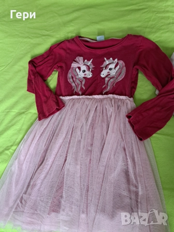 Рокли с дълъг ръкав р-р 116 всичко за 10 лв., снимка 13 - Детски рокли и поли - 52292258