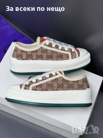 Gucci Дамски Маратонки👟Дамски Спортни Обувки👟Платненки Гучи Код SEM-175, снимка 5 - Маратонки - 55769293
