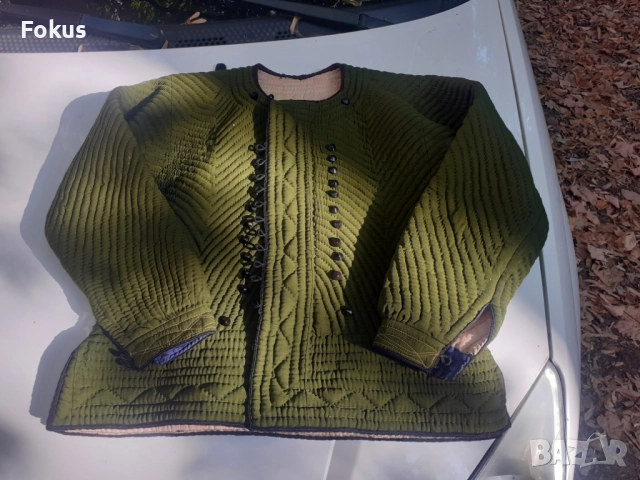 Стара възрожденска връхна дреха антерия носия - зелена