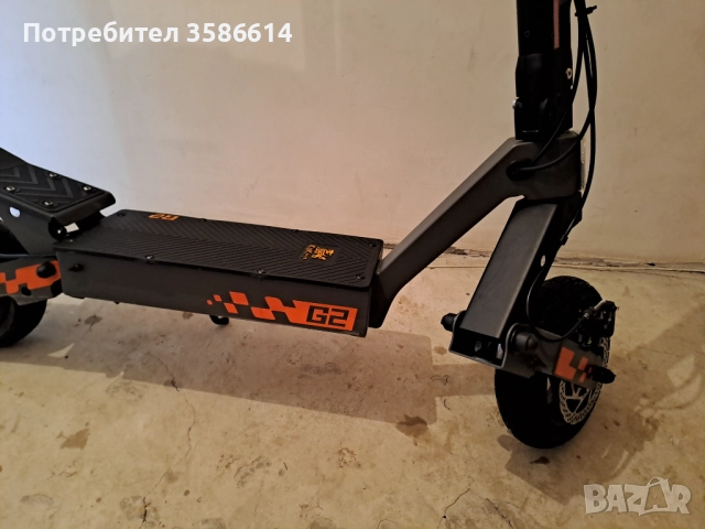 Електрическа тротинетка Kukirin G2 на няколко месеца, снимка 3 - Велосипеди - 52441911