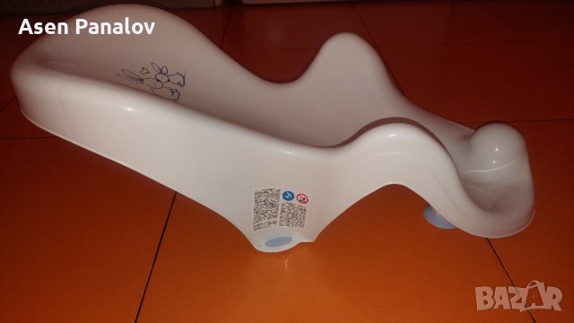 Подложка за къпане за вана Chipolino анита зайчета- бял, снимка 6 - За банята - 44254508