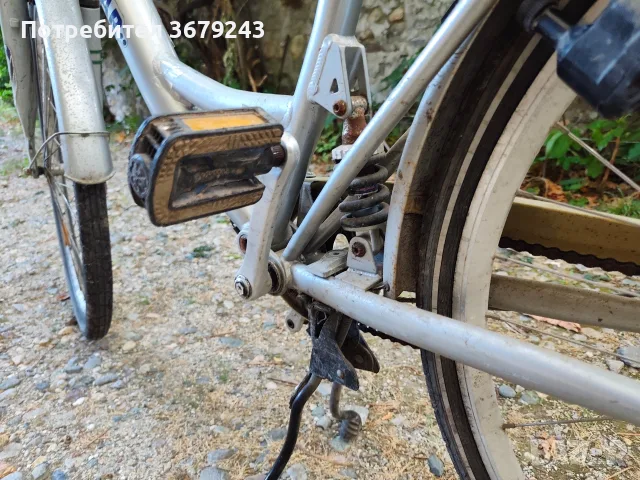 Алуминиев градски велосипед Alu City Star 26" / 28" – С две амортисьора (Full Suspension), снимка 4 - Велосипеди - 55947110