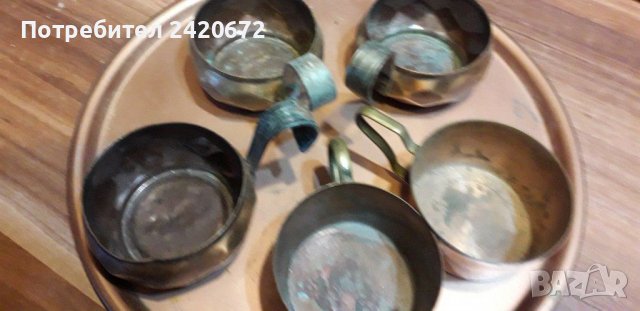 Медни  чаши за  кафе, снимка 1