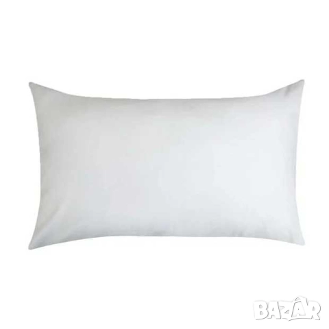 Калъфка за за възглавница, 100% памук, 50х70 см, Бяла