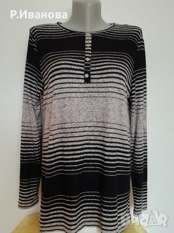 Чудесна нова дамска блузка размер L, снимка 2 - Блузи с дълъг ръкав и пуловери - 32047758
