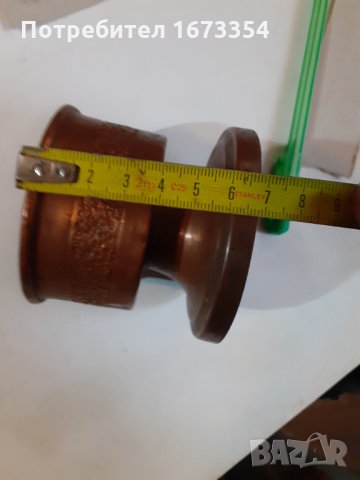 Меден свещник, снимка 8 - Антикварни и старинни предмети - 30793281