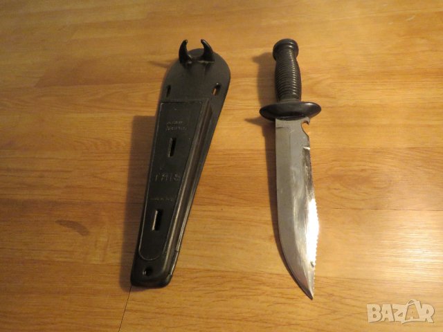 Рядък Стар италиански водолазен нож Марев  за ценители и колекционери, снимка 2 - Ножове - 37159055