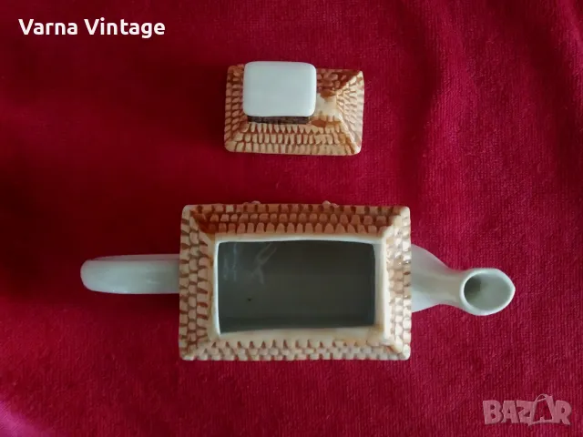 Колекционерски декоративен порцеланов чайник, снимка 8 - Антикварни и старинни предмети - 49814909