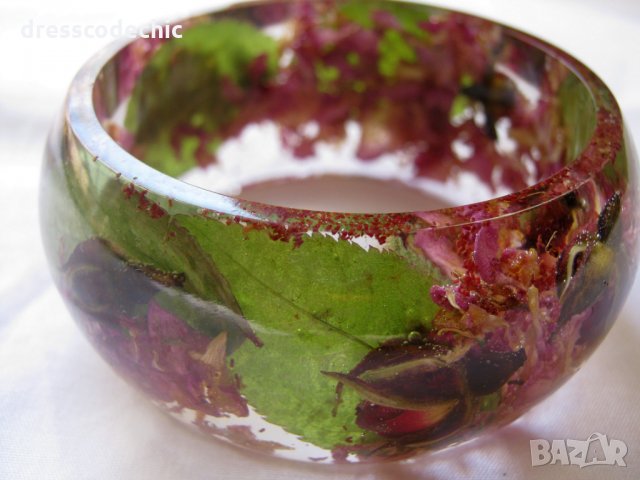 Бижута с естествени цветя 4