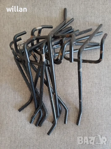 Куки за стелажи, синджири,  за окачване, метални бели и черни., снимка 4 - Други стоки за дома - 50602271