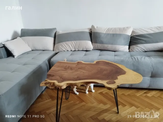 кафе масичка от бряст , снимка 5 - Маси - 47401280