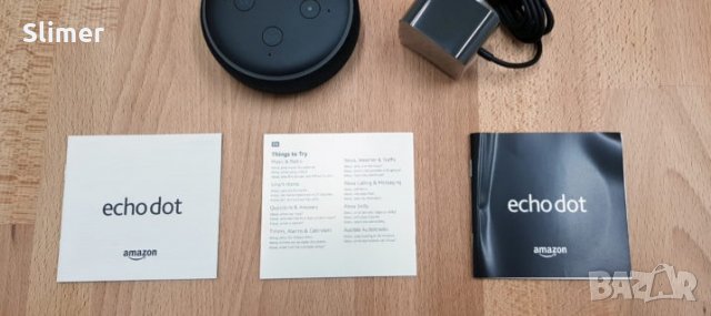 Смарт колонка echo dot 3th generation, снимка 3 - Bluetooth тонколони - 35091364