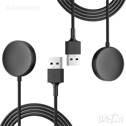 Зареждащ кабел за Samsung Galaxy Watch – магнитен, USB (2 броя)