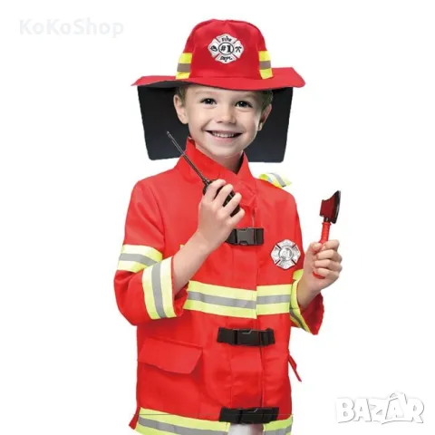 Детска пожарникарска униформа/униформа на пожарникар/, снимка 2 - Други - 49467359