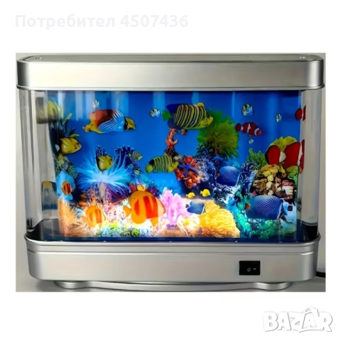 USB лампа аквариум и коралов риф,уникален LED изкуствен аквариум, снимка 2 - Декорация за дома - 52816795