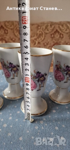 Комплект порцеланови чаши за какао, снимка 6 - Чаши - 53294935