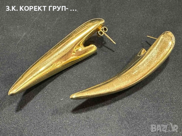 Златни обеци 14к, 5,15гр