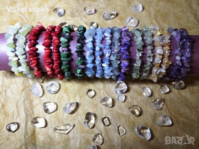 ГРИВНИ от натурални полускъпоценни камъни. 8 март. Чудесен подарък., снимка 5 - Гривни - 27400839