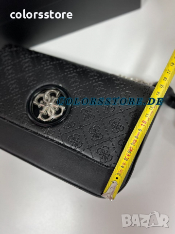 Черна чанта Guess код DS207, снимка 2 - Чанти - 36403864